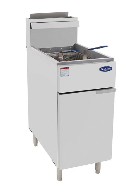 Cookrite ATFS-50-LPG | Deep Fryer | Commercial Deep Fryer | Gas Fryer | 4 Tube | 395mm Wide