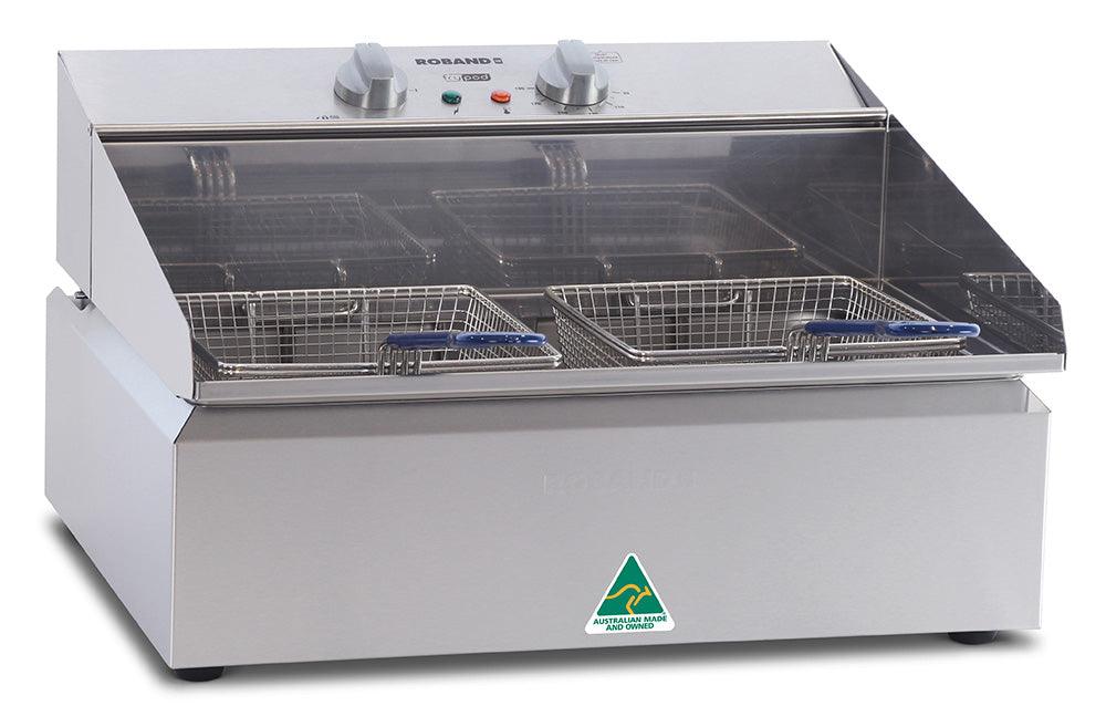 Roband FR111 | Single Pan Fryer | Countertop Deep Fryer | Counter Top Fryer | Frypod 11L