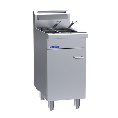 Luus FSV-45 I 2 Basket Fryer I Fryer I Split V-Pan (85KG)