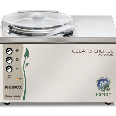 Nemox GELATO CHEF 3L AUTO I-GREEN I Bench Top I Ice Cream Machine I Gelato Machine