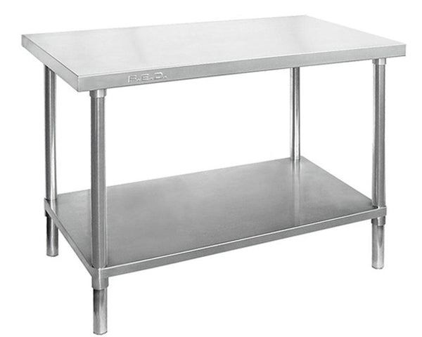 Modular Systems WB6-1500/A | Stainless Steel Workbench | Flat Bench with Under Shelf Storage