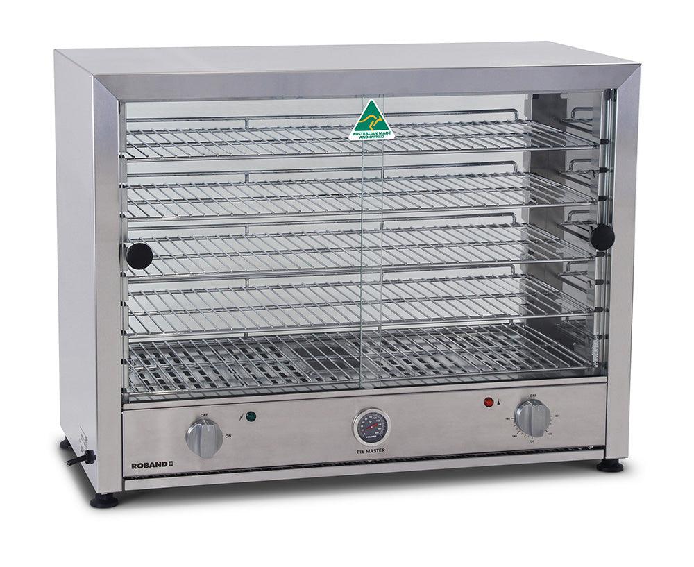 Roband PM100L | Sliding Glass Door | Pie Master | Food Warmer | Pie Warmer (100pies)