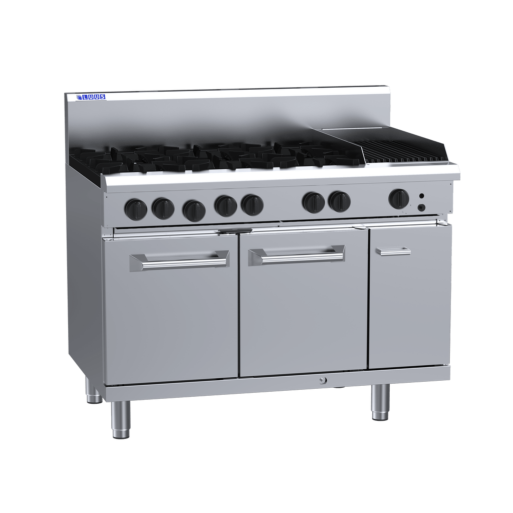 Luus RS-6B3C I 6 Burner I Char Grill I Chargriller I with Oven (228KG)