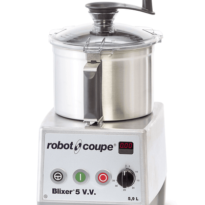 Robot Coupe Blixer 5 V.V. | Single Phase Motor | Vegetable Chopper | Additional Bowl Assembly