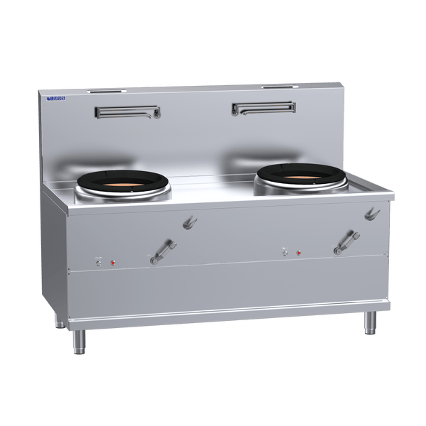 Luus WV-2A I Air-Blast I 2 Burner I Fo San Wok I Fo San I Wok with Fan