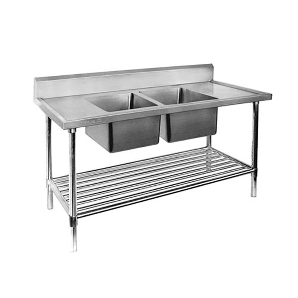 Modular Systems DSB7-1800C/A | Stainless Steel Double Kitchen Sink | with Pot Under shelf