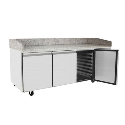 Atosa EPF3485 I 3 Door Pizza Prep Fridge I Pizza Fridge I 2010mm Wide