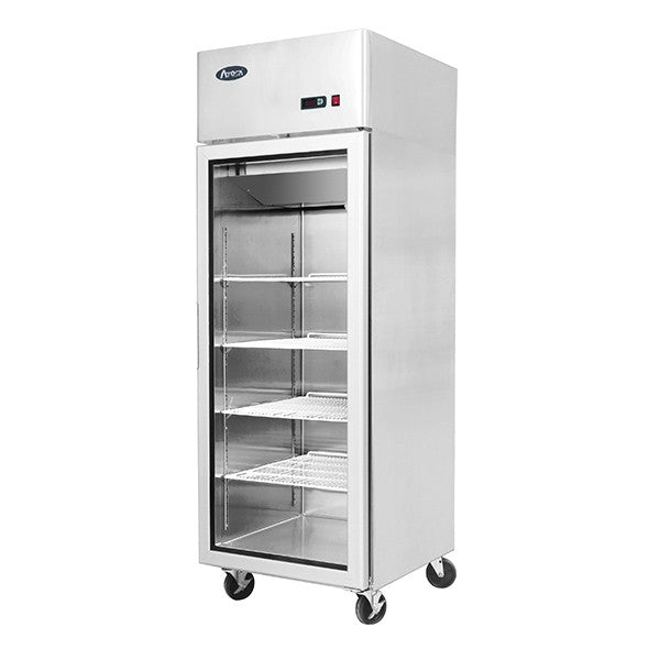 Upright Glass Door Freezer,  Atosa, MCF8601, Self Closing Door