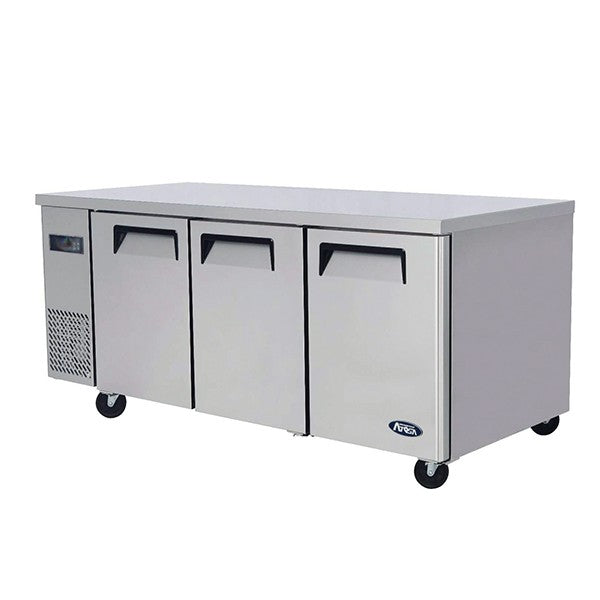 Under Bench Fridge, Atosa, YPF9045, 3 Solid Door