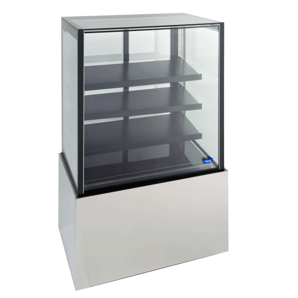 Topaz-HTCFH9-Cake-Display-900Mm-Three-Tier-Free-Standing-Refrigerated Cake-Display