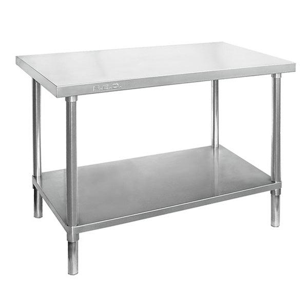 MODULAR SYSTEMS WB7-1200/A I Stainless Steel Workbench I Flat Bench I with Under Shelf Storage