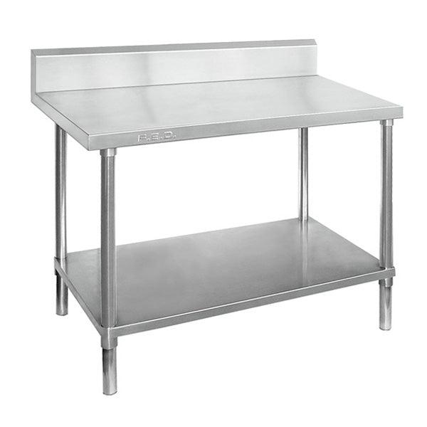 MODULAR SYSTEMS WBB7-0300/A I Steel Workbench I Infill Bench I with Splashback (300mm)