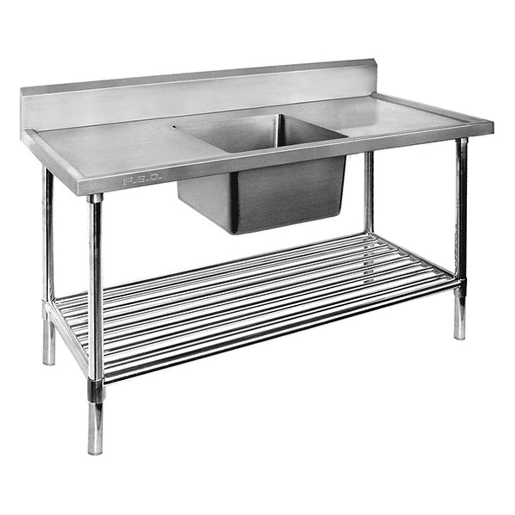 Modular Systems SSB7-1800C/A | Single Sink Bench | Sink Bench with Pot | Under shelf