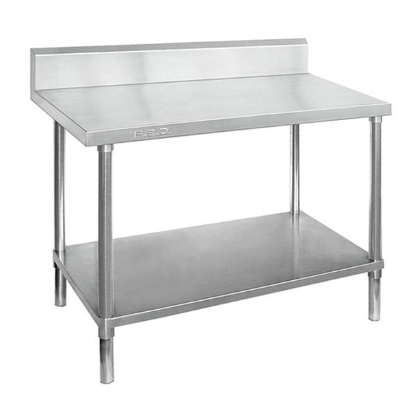 MODULAR SYSTEMS WBB7-1200/A I Steel Workbench I with Under Shelf Storage I Splashback (1200mm)