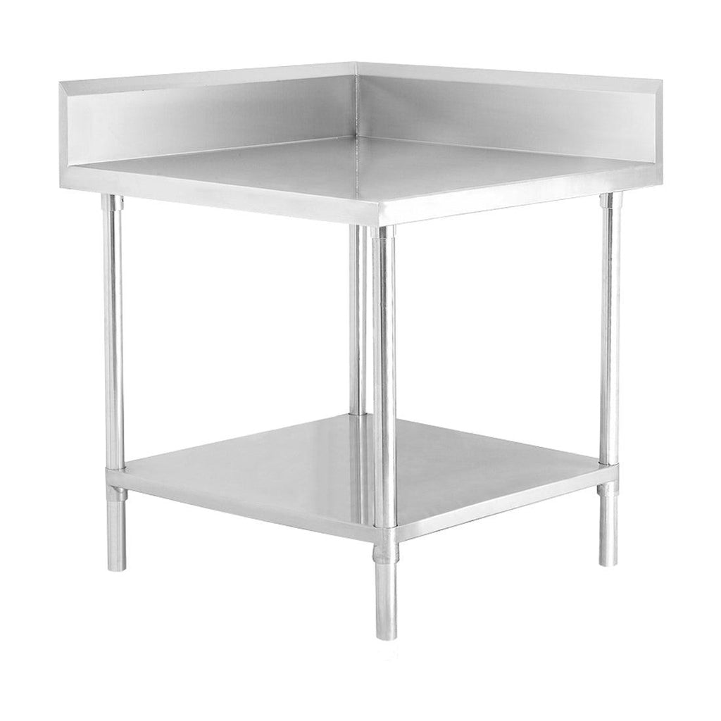 MODULAR SYSTEMS WBCB6-0600/A I Corner Workbench I with Under Shelf Storage I Splashback